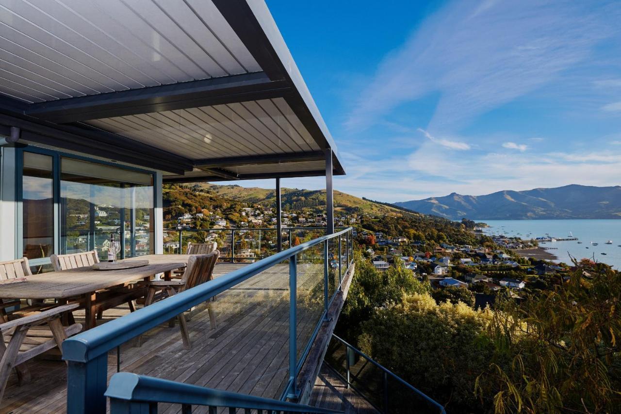 Akaroa Holiday Home Spacious And Quite With Stunning Harbour Views And Close To Town Luaran gambar
