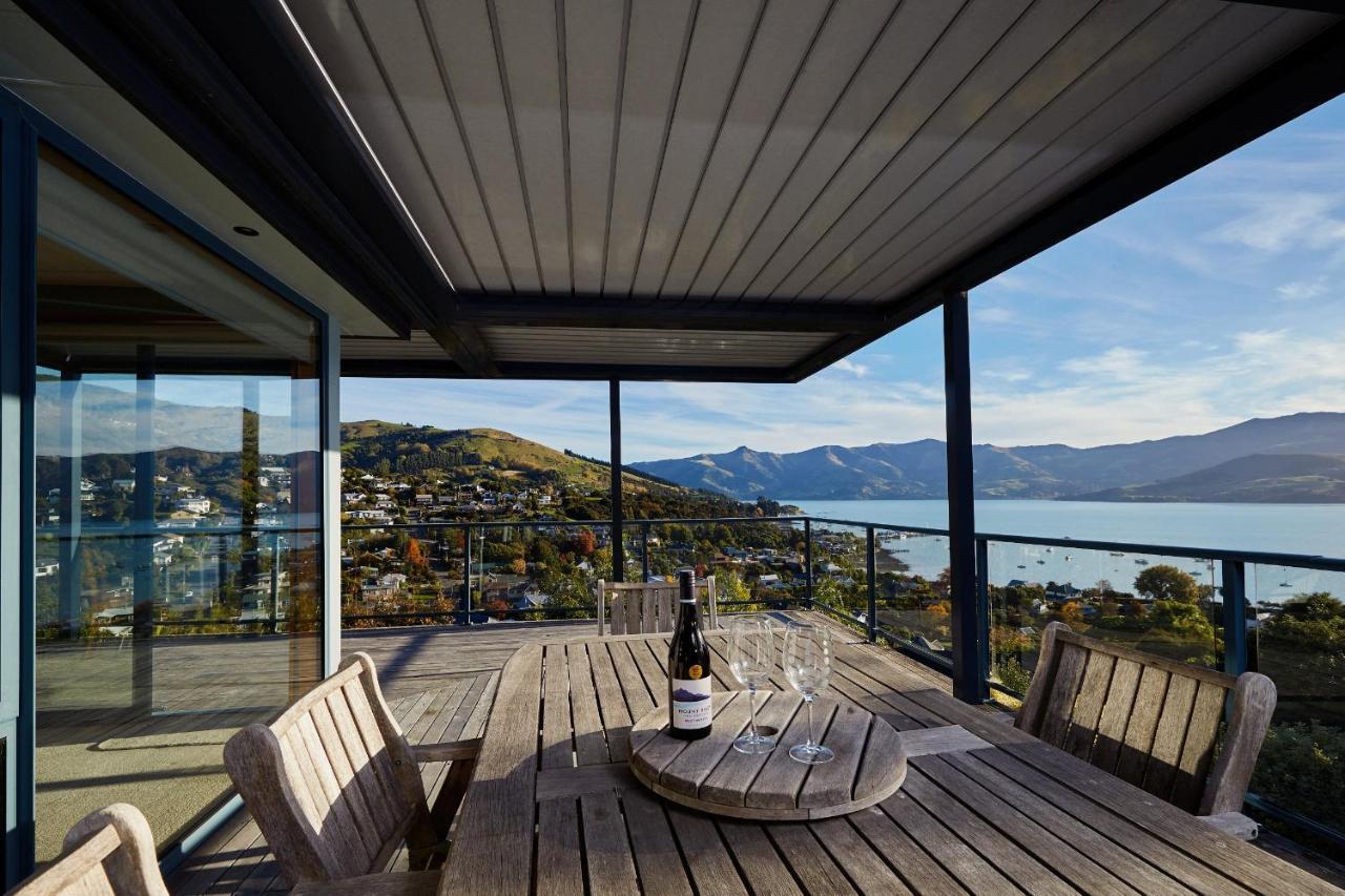 Akaroa Holiday Home Spacious And Quite With Stunning Harbour Views And Close To Town Luaran gambar