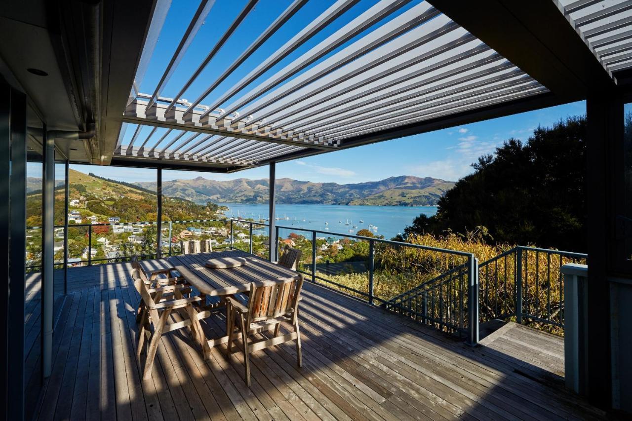 Akaroa Holiday Home Spacious And Quite With Stunning Harbour Views And Close To Town Luaran gambar